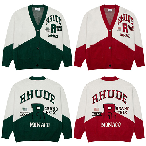 Rhude ニットカーディガンスーパーコピー    男女兼用