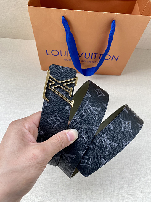ヴィトン  ベルト スーパーコピー Louis Vuitton 40mm モノグラムエクリプス ダブルフェイス ベルト