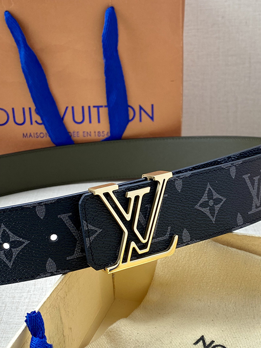 ヴィトン  ベルト スーパーコピー Louis Vuitton 40mm モノグラムエクリプス ダブルフェイス ベルト