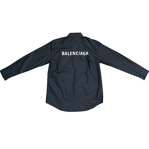 バレンシアガシャツ コピー  背中 BALENCIAGAロゴプリント  人気 シャツ