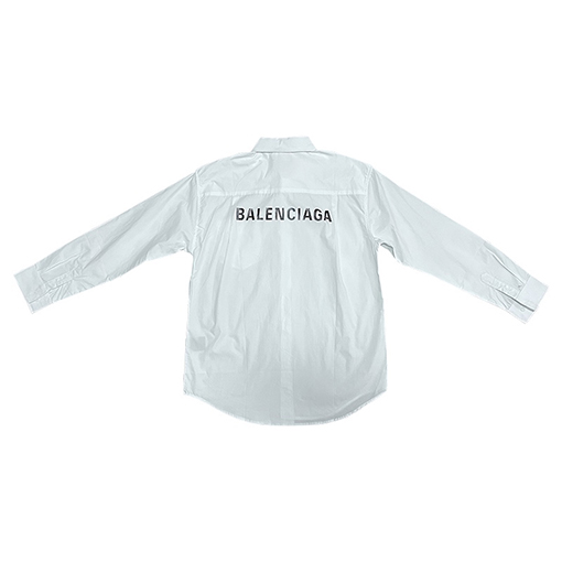 バレンシアガシャツ コピー  背中 BALENCIAGAロゴプリント  人気 シャツ