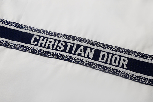 ディオールシャツ コピー DIOR マルチテクニック切り替えオールドフラワーロングスリーブシャツ、刻印ロゴボタン