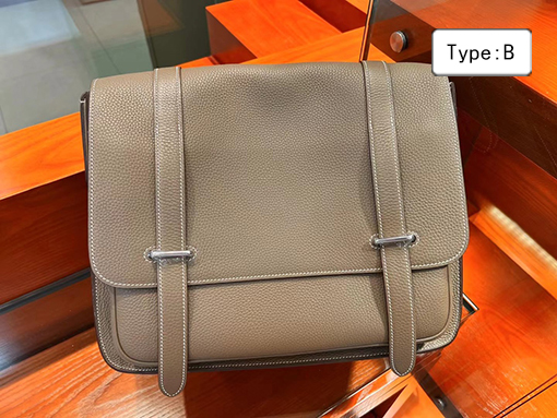 エルメス バック スーパーコピー HERMES  手縫い メンズショルダーバッグ メッセンジャーバッグ