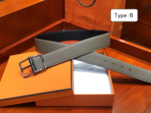 エルメス ベルトスーパーコピー  HERMES 男性用3.8cm幅ウエストベルト epsom レザー ネット最高クオリティ