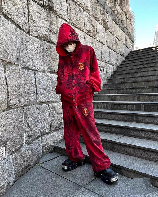 バレンシアガ スウェットパンツスーパーコピー  BALENCIAGA の全身手描きグラフィティアート