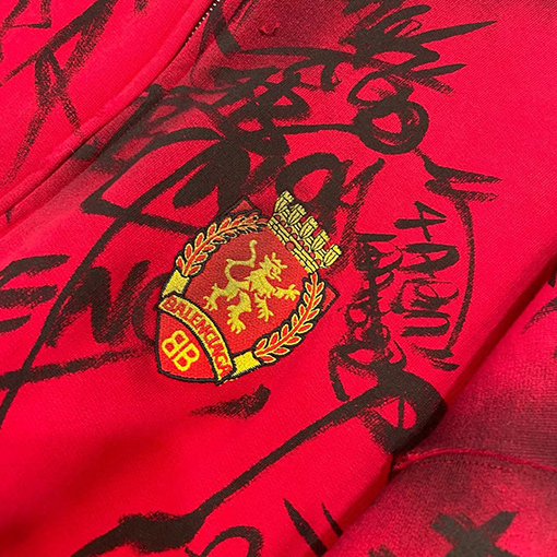 バレンシアガ スウェットパンツスーパーコピー  BALENCIAGA の全身手描きグラフィティアート