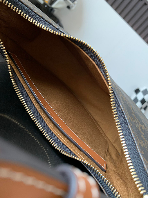 セリーヌ ハーフムーンバッグ スーパーコピー    CELINE AVA TRIOMPHE 肩掛けハーフムーンバッグ