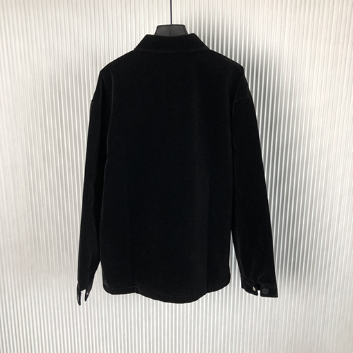 プラダ ジャケット スーパーコピー PRADA トライアングルロゴ ベルベット ジャケット