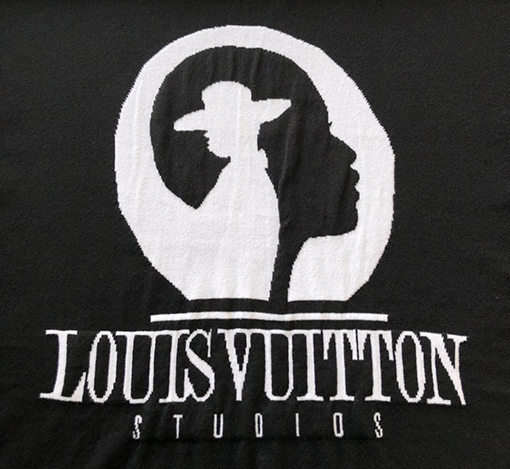 ヴィトンニット Tシャツスーパーコピー Louis Vuitton ダブルフィギュア フラワーニット ショートスリーブTシャツ