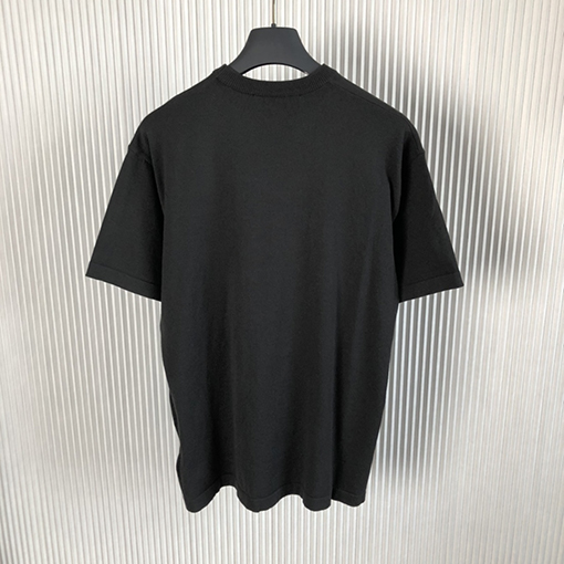 ヴィトンニット Tシャツスーパーコピー Louis Vuitton ダブルフィギュア フラワーニット ショートスリーブTシャツ
