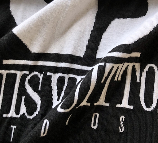 ヴィトンニット Tシャツスーパーコピー Louis Vuitton ダブルフィギュア フラワーニット ショートスリーブTシャツ