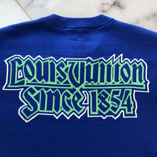 ヴィトンニット Tシャツスーパーコピー  ラウンドネックショートスリーブ ニットTシャツ