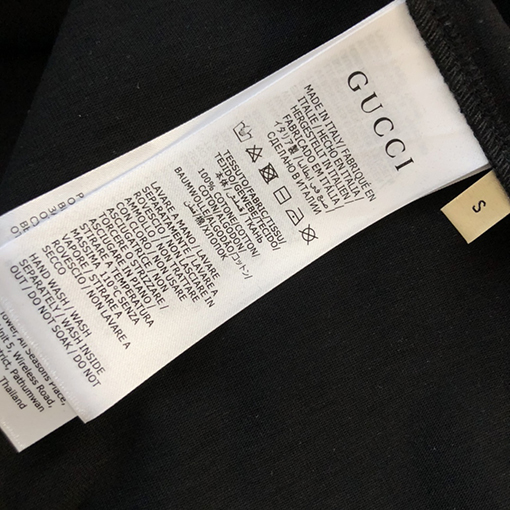 グッチ 半袖Tシャツ スーパーコピー GUCCI ブレード ロゴ ラウンドネックショートスリーブTシャツ