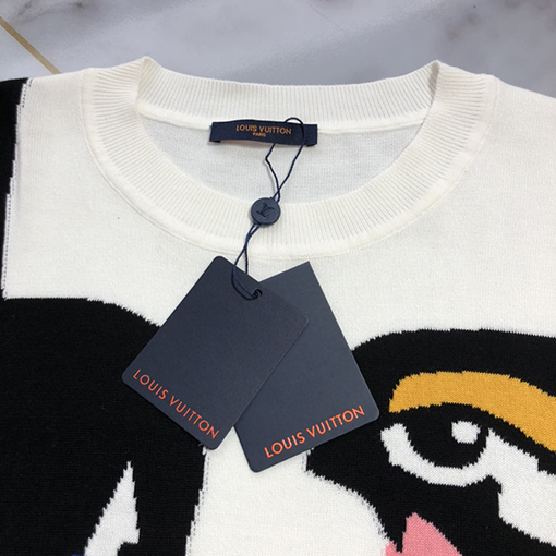 ヴィトンニットセーター スーパーコピー Louis Vuitton ウール ラウンドネックセーター