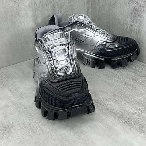 プラダコピー ラバー厚底23 ssスプレーカラーシリーズカップルスポーツ シューズ