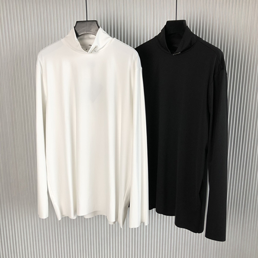 プラダ 長袖 Tシャツ スーパーコピー スタンドカラー ロゴ レギンス ロングスリーブトップ