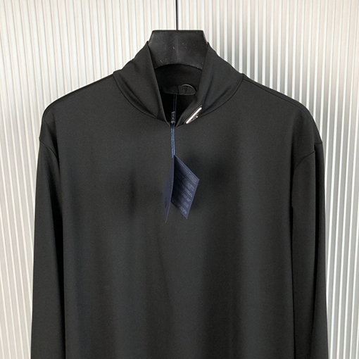 プラダ 長袖 Tシャツ スーパーコピー スタンドカラー ロゴ レギンス ロングスリーブトップ