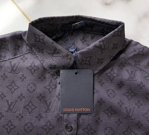 ヴィトン シャツスーパーコピー  Louis Vuitton   MAHINA MONOGRAM リバースロングスリーブシャツ