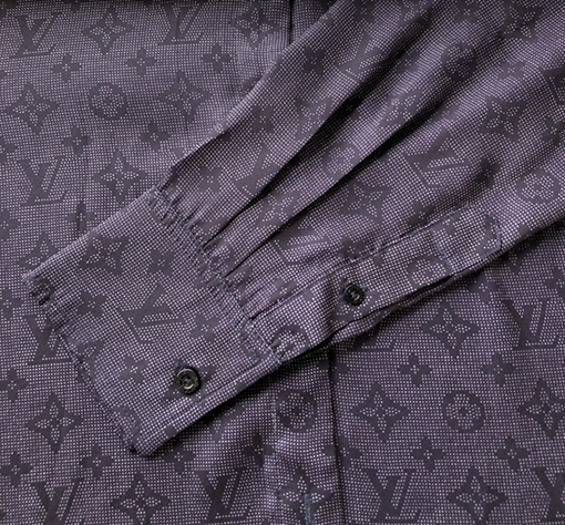 ヴィトン シャツスーパーコピー  Louis Vuitton   MAHINA MONOGRAM リバースロングスリーブシャツ