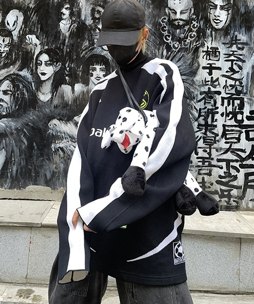 バレンシアガ  ニット セーター BALENCIAGAスーパーコピー ハイネック サッカー ニット