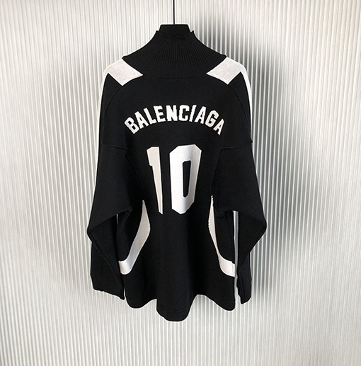 バレンシアガ  ニット セーター BALENCIAGAスーパーコピー ハイネック サッカー ニット