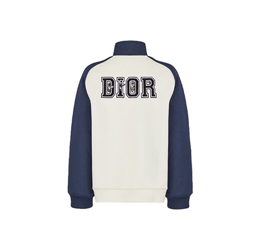 ディオール ジャケット アウター  DIOR  クラシックなスタンドカラー 刺繍文字ジャケット