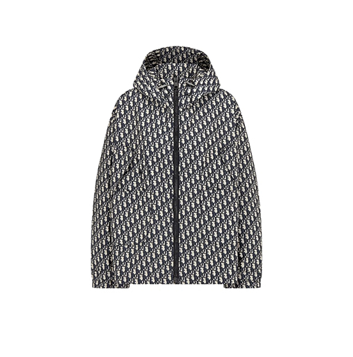 ディオール アウター スーパーコピー DIOR ブルータフタン ジャカードモチーフ パーカー