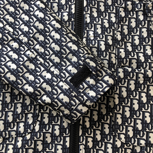 ディオール アウター スーパーコピー DIOR ブルータフタン ジャカードモチーフ パーカー