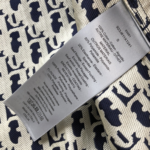 ディオール アウター スーパーコピー DIOR ブルータフタン ジャカードモチーフ パーカー