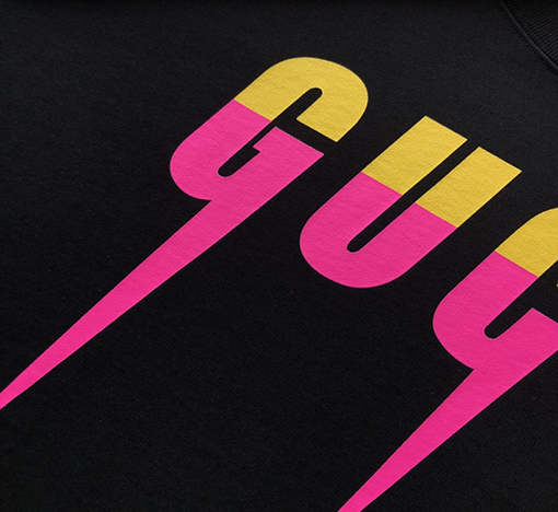 グッチ  スウェットTシャツ スーパーコピー gucci  ブレード ロゴ  スウェットTシャツ