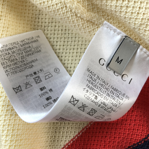 グッチ  ダブル スウェットTシャツ GUCCIスーパーコピーG ニット ターンダウン カラー ショートスリーブPOLOシャツ