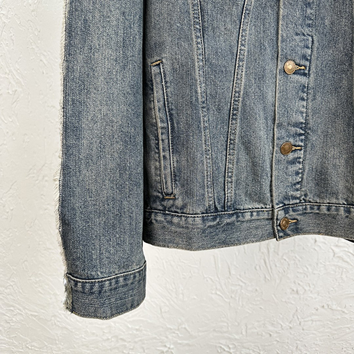 バレンシアガ デニム ジャケット スーパーコピー BALENCIAGA パッチワーク デニムフーディー Gジャン