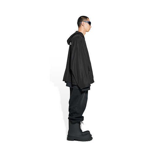 バレンシアガ ジャケット コピー BALENCIAGA ロゴプリント フーディーウィンドブレーカー