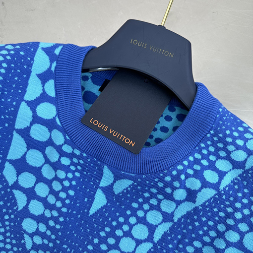 ヴィトン x 草間彌生 コラボレーション ドット柄編み短袖