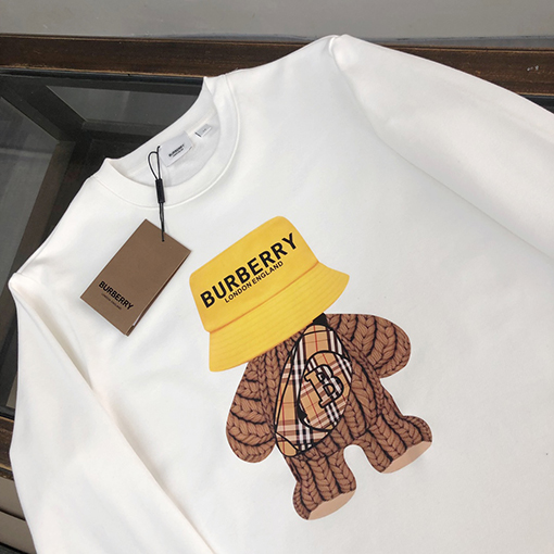 バーバリー 長袖 Tシャツ コピー 2023秋冬の新しいカップルの襟のガードル