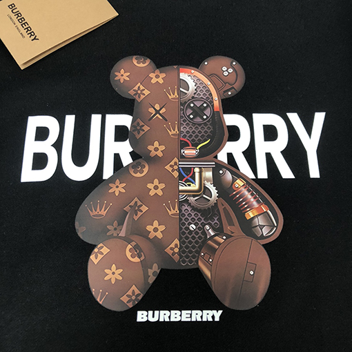 バーバリー スーパーコピー 23ss新品 胸リングタグ BURBERRY刺繍 長袖シャツ