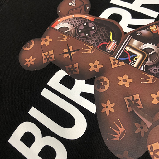 バーバリー スーパーコピー 23ss新品 胸リングタグ BURBERRY刺繍 長袖シャツ
