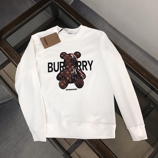 バーバリー スーパーコピー 23ss新品 胸リングタグ BURBERRY刺繍 長袖シャツ