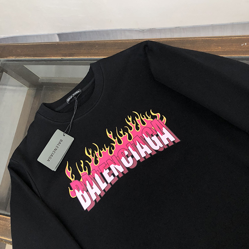 バーバリーコピー 長袖 Tシャツ プリントクルーネックカップルパーカー