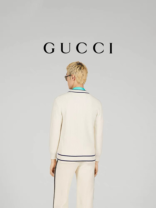 グッチ カーディガンスーパーコピー GUCCI カラーブロックカジュアルニットカーディガン