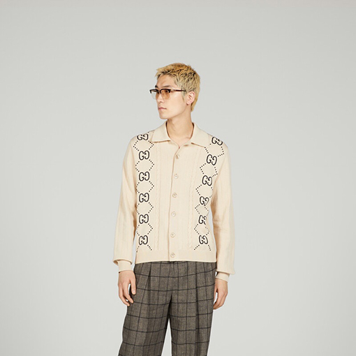 グッチ ニット セーターコピー GUCCI アルファベットパッチワークニット長袖セーター