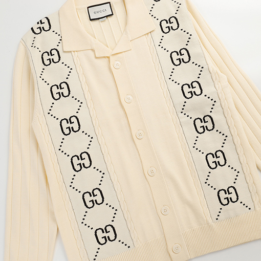 グッチ ニット セーターコピー GUCCI アルファベットパッチワークニット長袖セーター