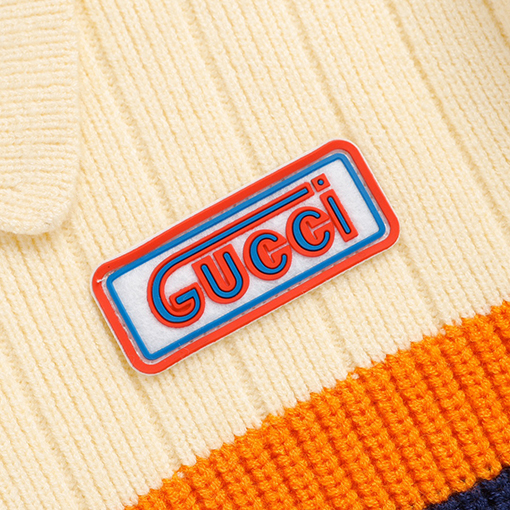 グッチ カーディガンコピー GUCCI パッチワークシングルボタン長袖ニットカーディガン