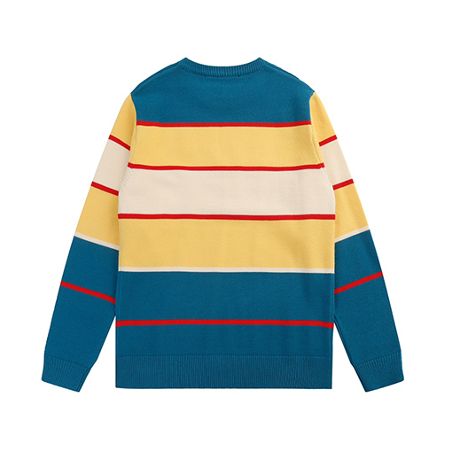 グッチ ニット セーター スーパーコピー GUCCI ストライプ ロゴラウンドネックセーター