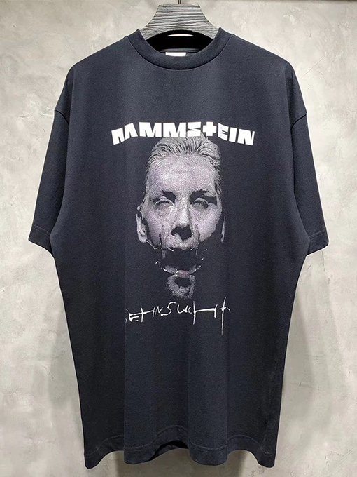 ヴェトモン 半袖Tシャツ コピー VETEMENTS ドイツ戦車アンチウォーシンボルプリント