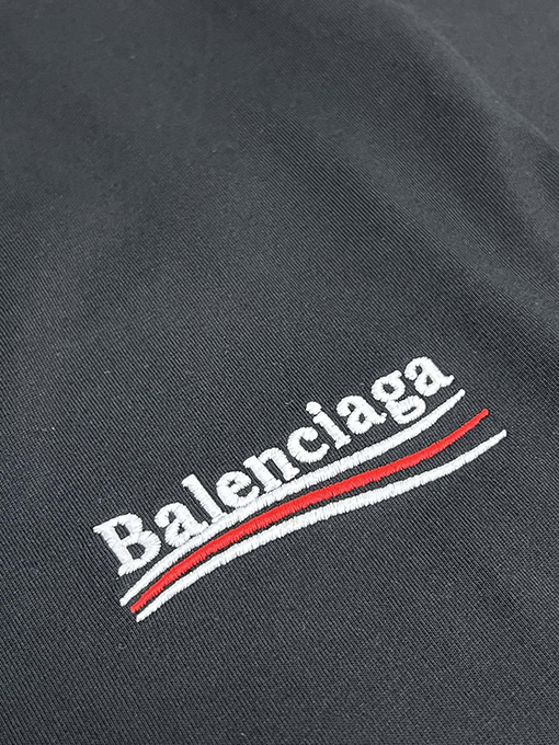 バレンシアガ 長袖 Tシャツ スーパーコピー BALENCIAGA 刺繍コーラーパッチワークユニークなアイテム