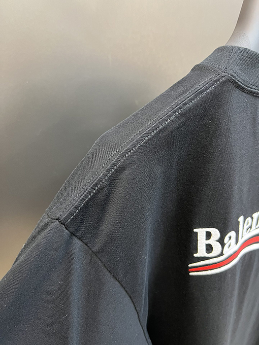 バレンシアガ 長袖 Tシャツ スーパーコピー BALENCIAGA 刺繍コーラーパッチワークユニークなアイテム