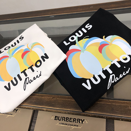 ヴィトン スウェットTシャツ スーパーコピー Louis Vuitton パンプキンプリントラウンドネックフーディー