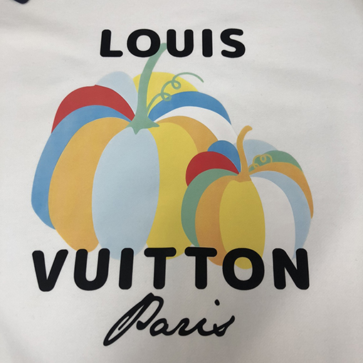 ヴィトン スウェットTシャツ スーパーコピー Louis Vuitton パンプキンプリントラウンドネックフーディー