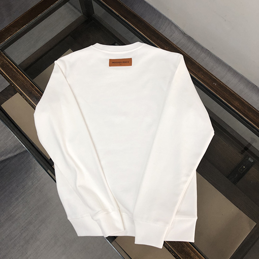 ヴィトン スウェットTシャツ Louis Vuitton スーパーコピー 小熊モノグラム ラウンドネックフーディー